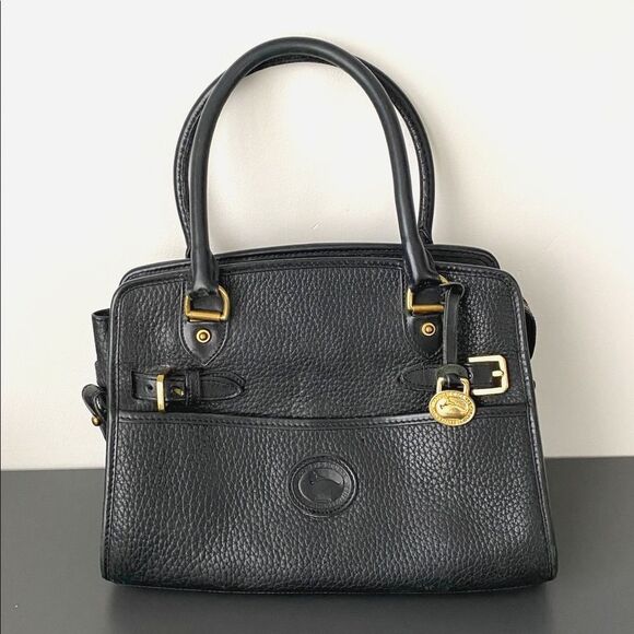 Dooney & Bourke Handbags - Dooney & Bourke’s signature All-Weather Leather Satchel P212 1980 Vintage
